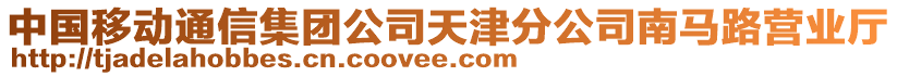 中国移动通信集团公司天津分公司南马路营业厅