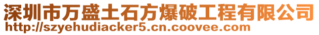 深圳市萬盛土石方爆破工程有限公司