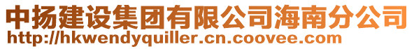 中揚(yáng)建設(shè)集團(tuán)有限公司海南分公司