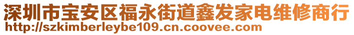 深圳市宝安区福永街道鑫发家电维修商行