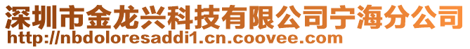 深圳市金龍興科技有限公司寧海分公司