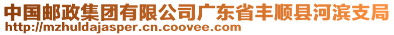 中國(guó)郵政集團(tuán)有限公司廣東省豐順縣河濱支局