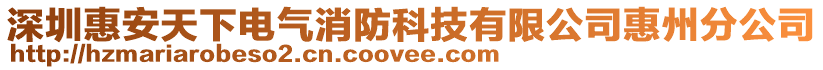 深圳惠安天下電氣消防科技有限公司惠州分公司