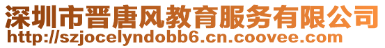 深圳市晉唐風(fēng)教育服務(wù)有限公司