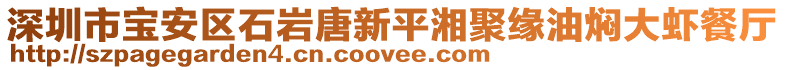 深圳市寶安區(qū)石巖唐新平湘聚緣油燜大蝦餐廳