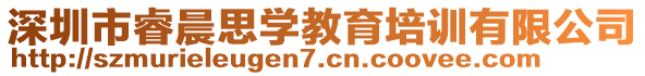 深圳市睿晨思學(xué)教育培訓(xùn)有限公司