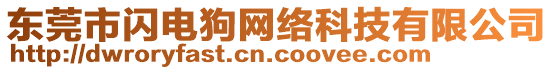 東莞市閃電狗網(wǎng)絡(luò)科技有限公司