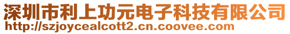 深圳市利上功元電子科技有限公司