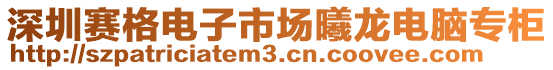 深圳赛格电子市场曦龙电脑专柜