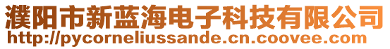 濮陽市新藍(lán)海電子科技有限公司