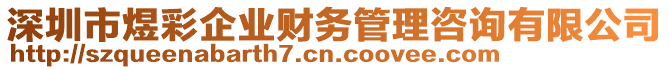 深圳市煜彩企業(yè)財務(wù)管理咨詢有限公司