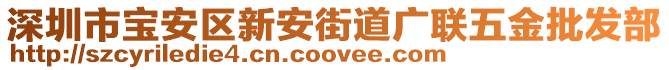 深圳市寶安區(qū)新安街道廣聯(lián)五金批發(fā)部