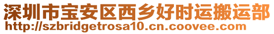 深圳市寶安區(qū)西鄉(xiāng)好時運搬運部