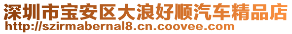 深圳市寶安區(qū)大浪好順汽車精品店