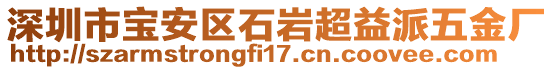 深圳市寶安區(qū)石巖超益派五金廠