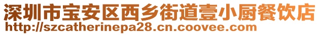 深圳市寶安區西鄉街道壹小廚餐飲店