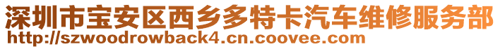 深圳市寶安區(qū)西鄉(xiāng)多特卡汽車維修服務(wù)部