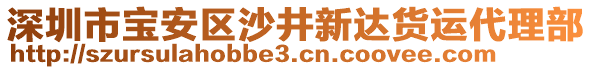 深圳市寶安區(qū)沙井新達(dá)貨運(yùn)代理部