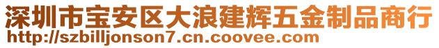 深圳市寶安區(qū)大浪建輝五金制品商行