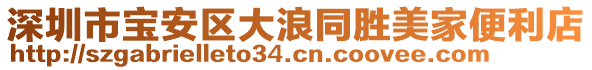 深圳市寶安區(qū)大浪同勝美家便利店