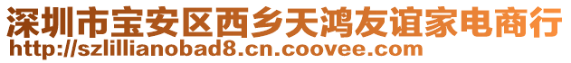 深圳市寶安區(qū)西鄉(xiāng)天鴻友誼家電商行