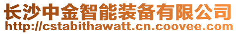 長沙中金智能裝備有限公司