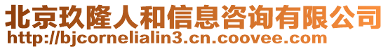 北京玖隆人和信息咨詢有限公司