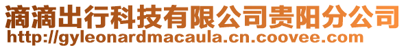 滴滴出行科技有限公司貴陽分公司