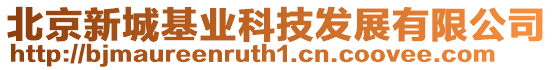 北京新城基業(yè)科技發(fā)展有限公司