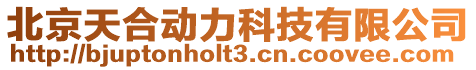 北京天合動力科技有限公司