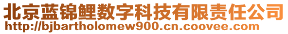 北京藍(lán)錦鯉數(shù)字科技有限責(zé)任公司