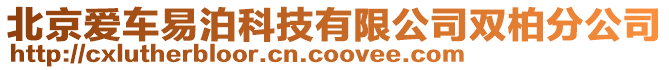 北京愛車易泊科技有限公司雙柏分公司