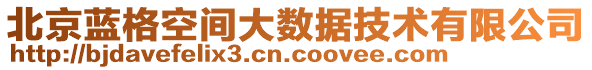 北京蓝格空间大数据技术有限公司