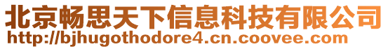 北京暢思天下信息科技有限公司