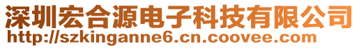 深圳宏合源電子科技有限公司