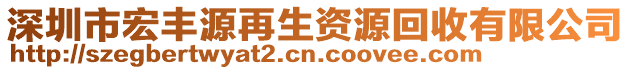 深圳市宏豐源再生資源回收有限公司