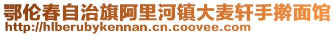 鄂伦春自治旗阿里河镇大麦轩手擀面馆