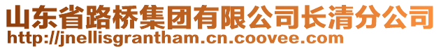 山東省路橋集團(tuán)有限公司長清分公司