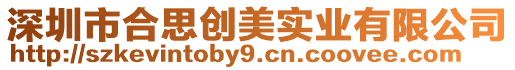 深圳市合思創(chuàng)美實(shí)業(yè)有限公司