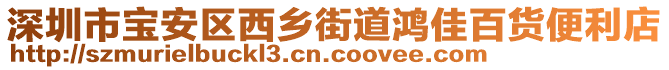 深圳市宝安区西乡街道鸿佳百货便利店