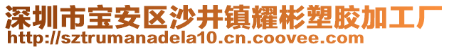 深圳市寶安區(qū)沙井鎮(zhèn)耀彬塑膠加工廠