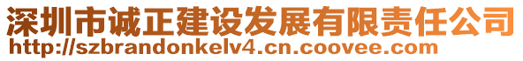 深圳市誠正建設發(fā)展有限責任公司