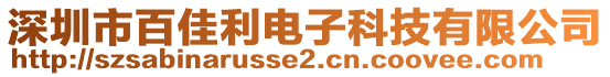 深圳市百佳利電子科技有限公司