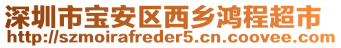 深圳市寶安區(qū)西鄉(xiāng)鴻程超市