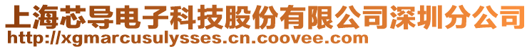 上海芯導(dǎo)電子科技股份有限公司深圳分公司