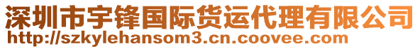 深圳市宇鋒國(guó)際貨運(yùn)代理有限公司