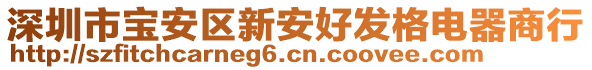 深圳市寶安區(qū)新安好發(fā)格電器商行