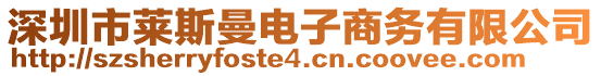 深圳市萊斯曼電子商務(wù)有限公司