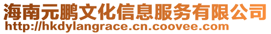 海南元鵬文化信息服務(wù)有限公司