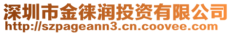 深圳市金徠潤投資有限公司